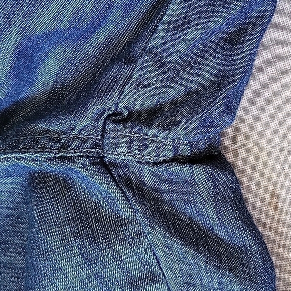 Apt. 9 dark blue cotton blend shorts with cuffs and 5" inseam - Picture 10 of 12